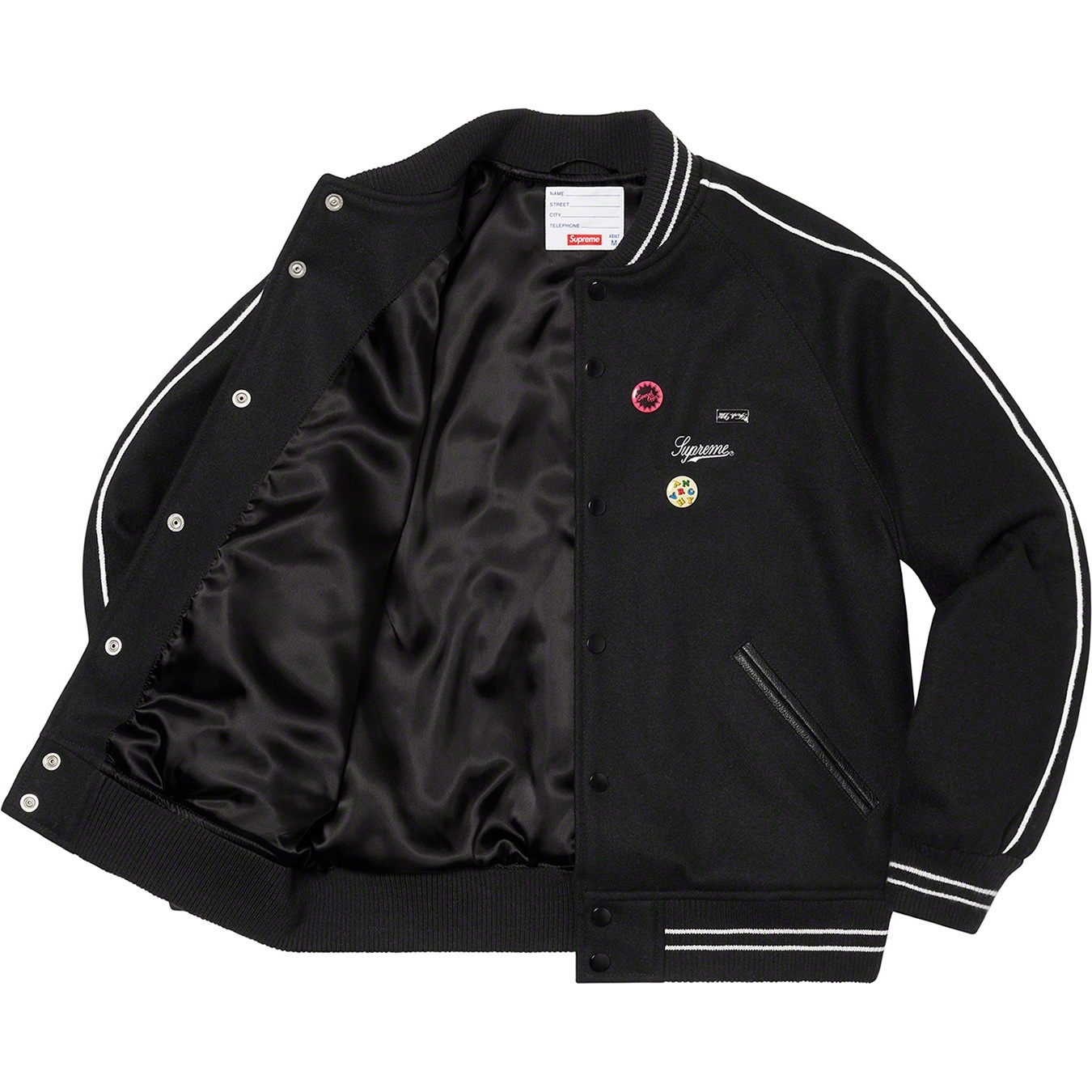 Jamie Reid/Supreme It's All Bollocks Varsity Jacket view 13